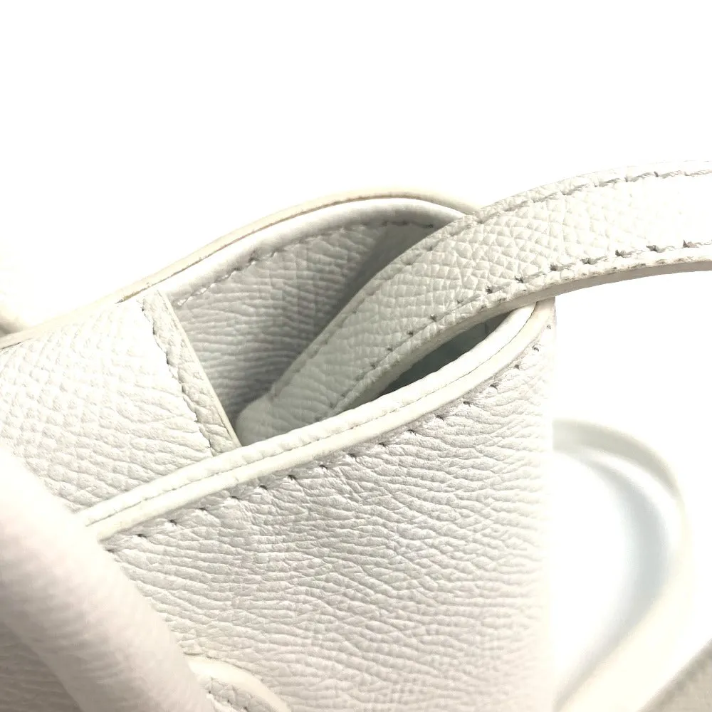 BALENCIAGA Shoulder Bag 596159 leather white logo Ville XXS Women Used