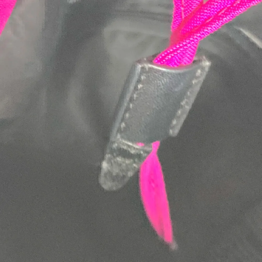 BALENCIAGA Shoulder Bag 619458 Nylon pink Wheel XS Drawstring Bucket
