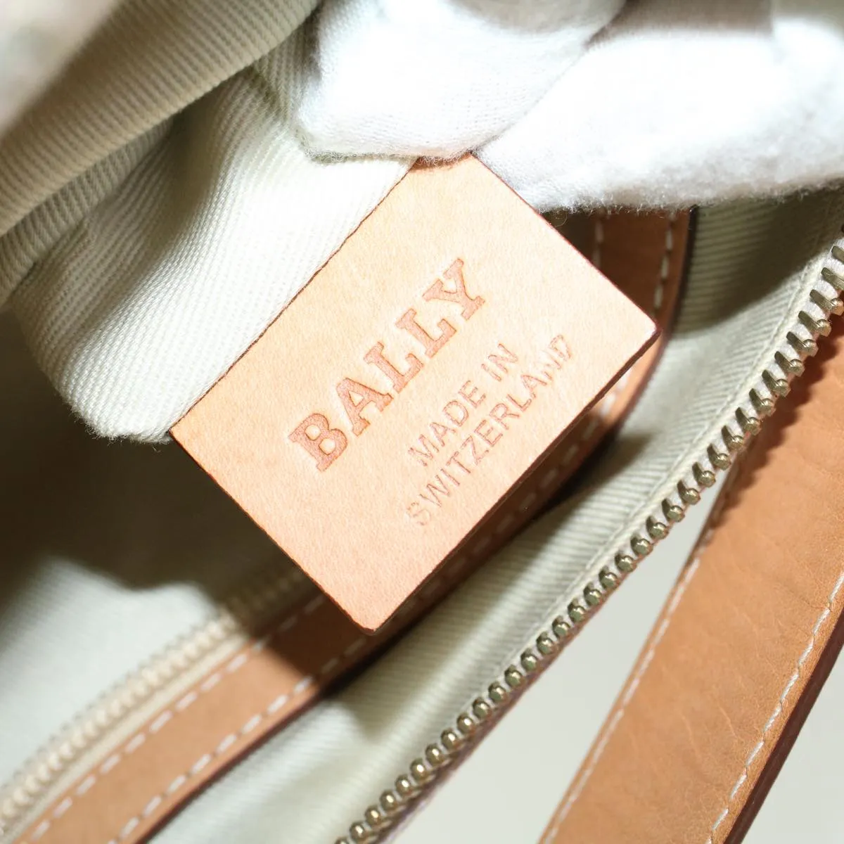 Bally  Canvas Shoulder Bag (Pre-Owned)