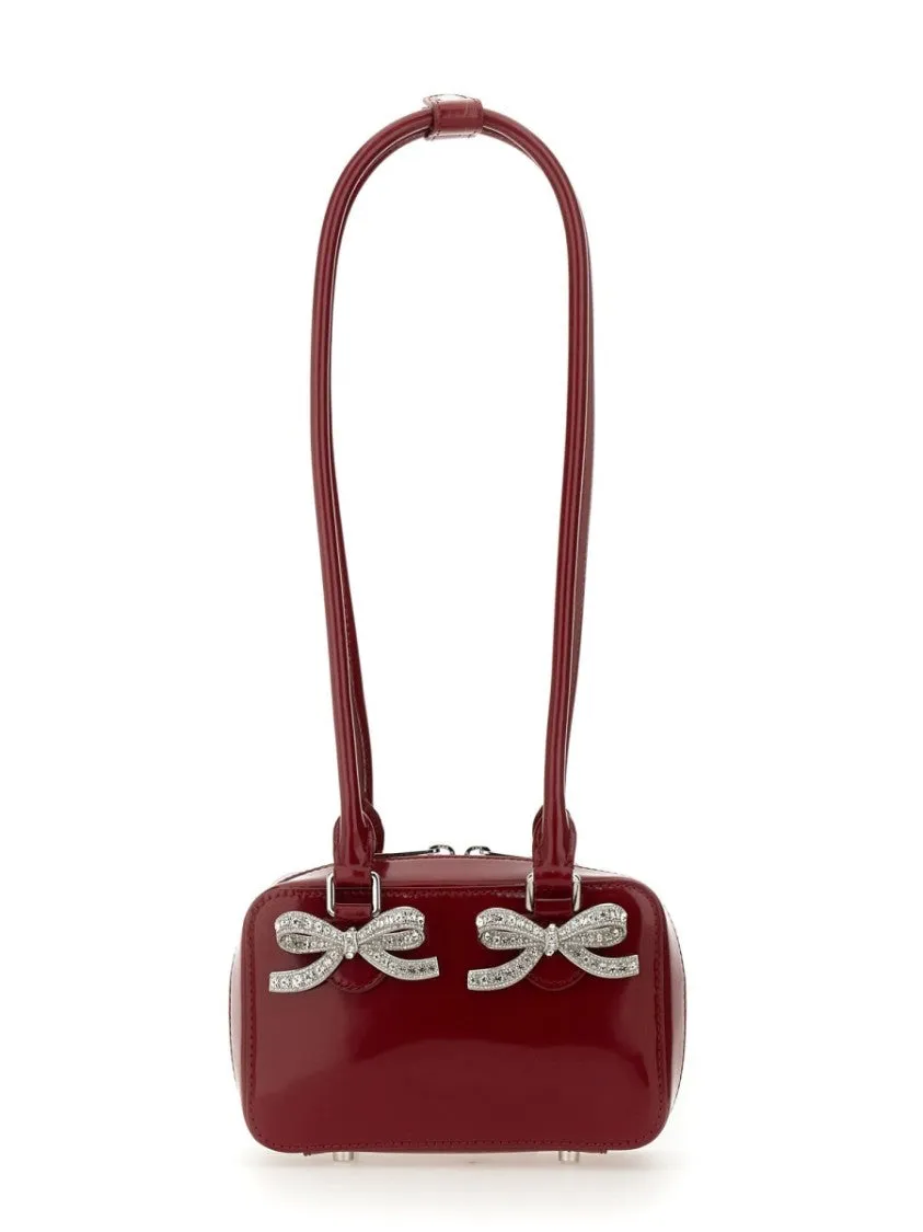 Bordeaux Leather Shoulder Bag