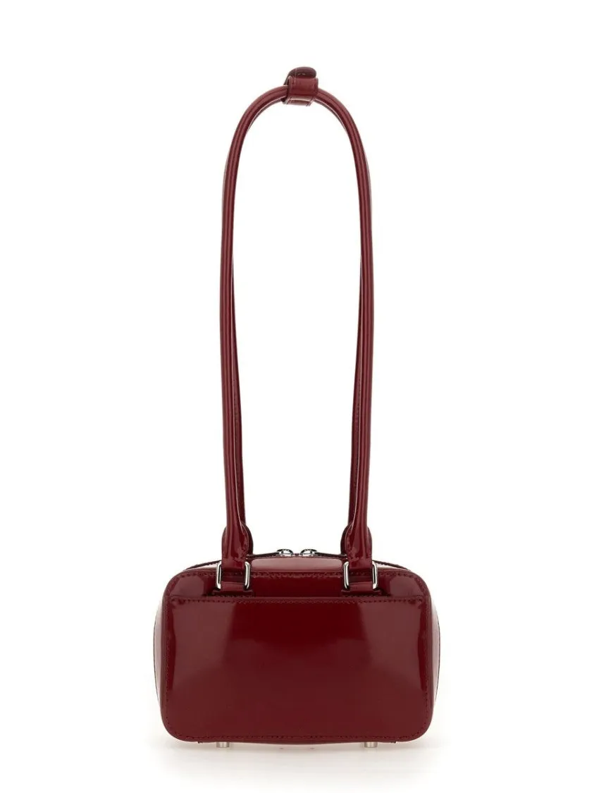 Bordeaux Leather Shoulder Bag