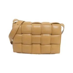 Bottega Veneta Camel Leather Shoulder Bag (Pre-Owned)