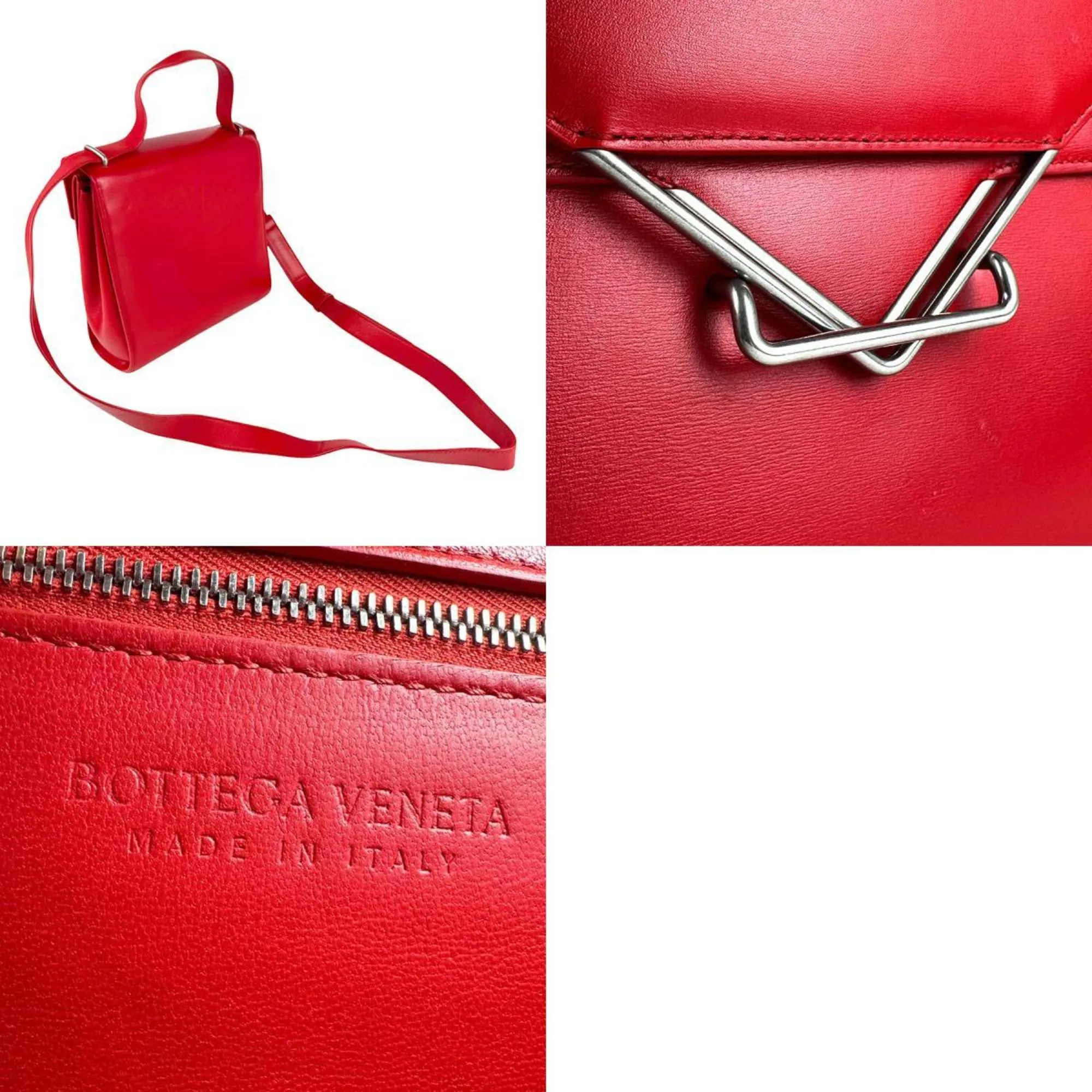 Bottega Veneta Leather Shoulder Bag (Pre-Owned)