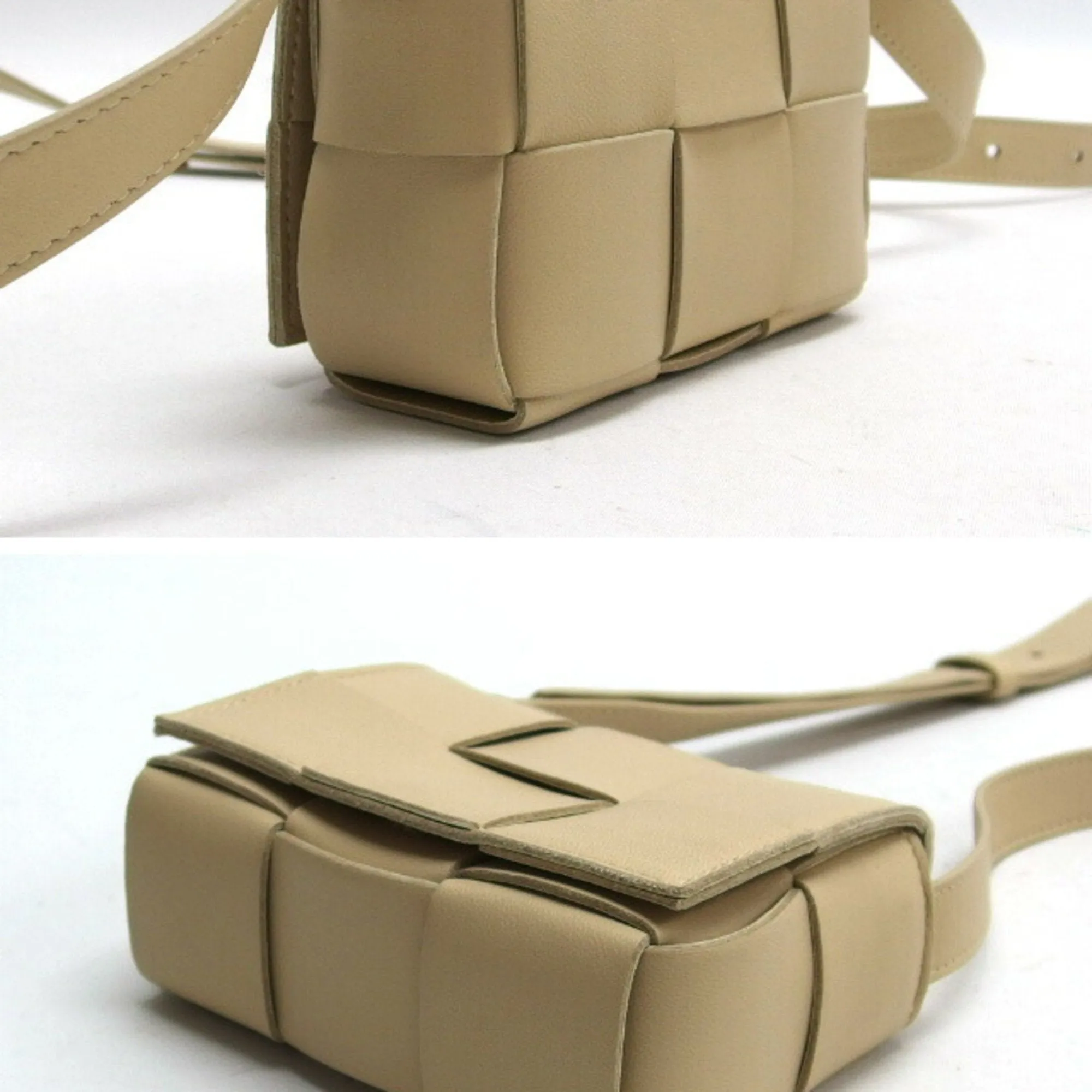 Bottega Veneta Leather Shoulder Bag (Pre-Owned)