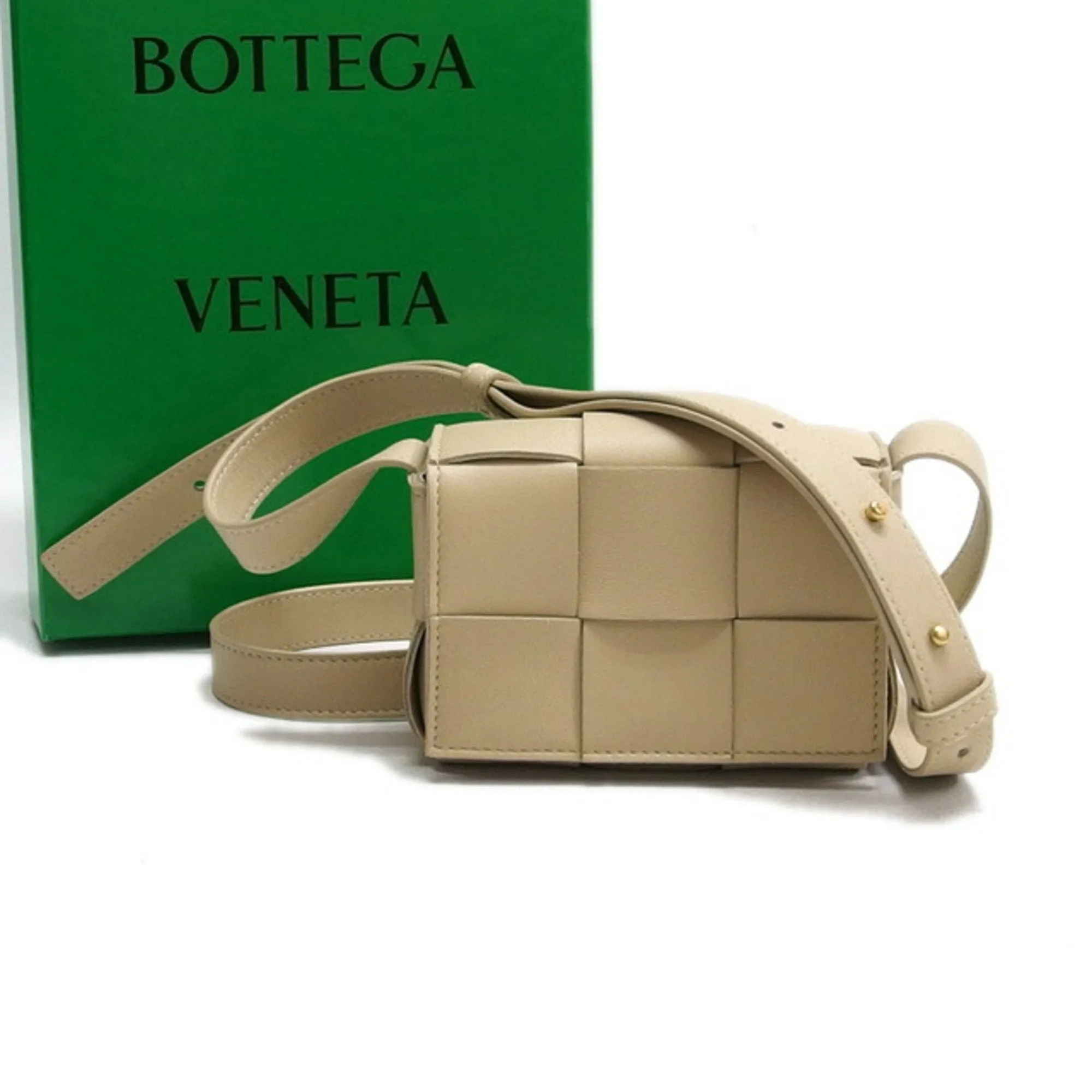 Bottega Veneta Leather Shoulder Bag (Pre-Owned)