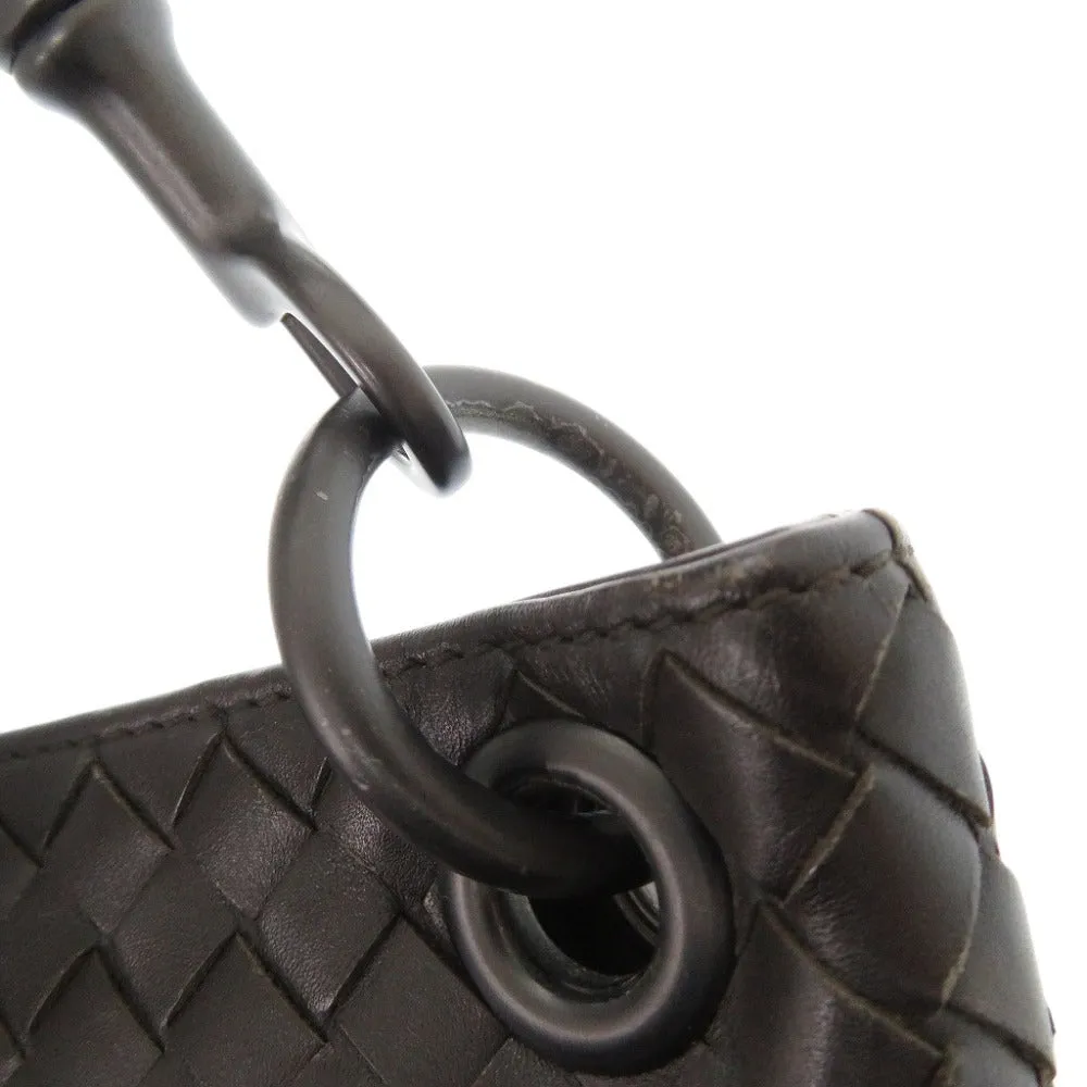 BOTTEGAVENETA Shoulder Bag B05376461C leather Dark brown INTRECCIATO