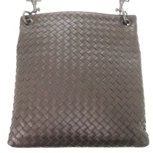 BOTTEGAVENETA Shoulder Bag B05376461C leather Dark brown INTRECCIATO