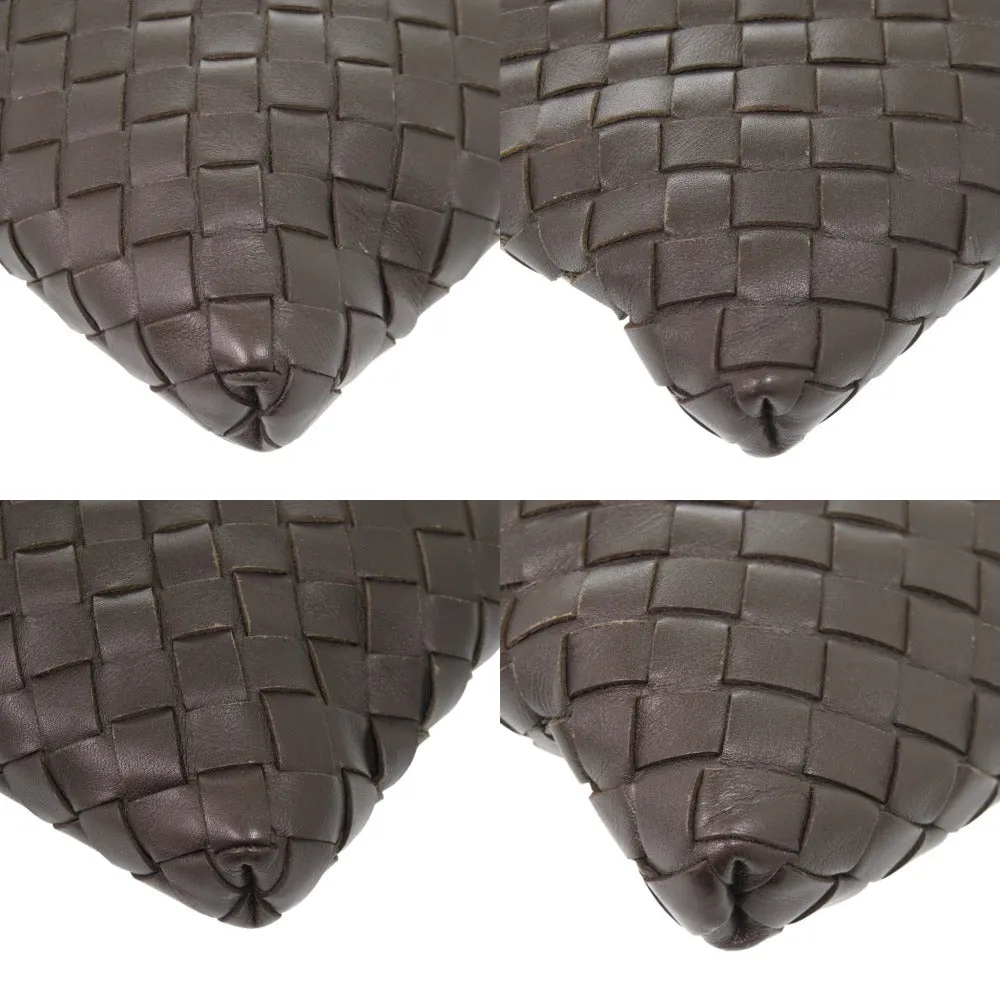 BOTTEGAVENETA Shoulder Bag B05376461C leather Dark brown INTRECCIATO