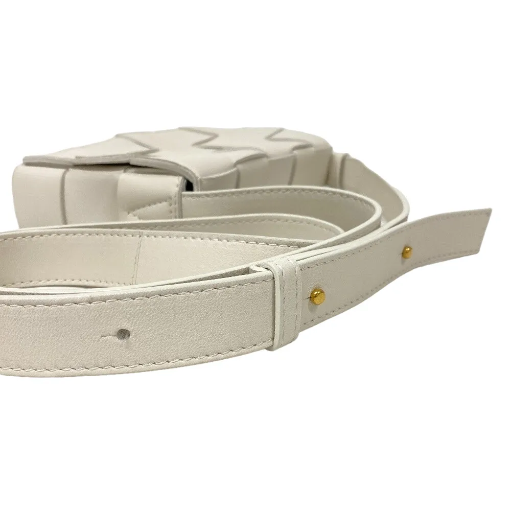 BOTTEGAVENETA Shoulder Bag leather white cassette Women Used