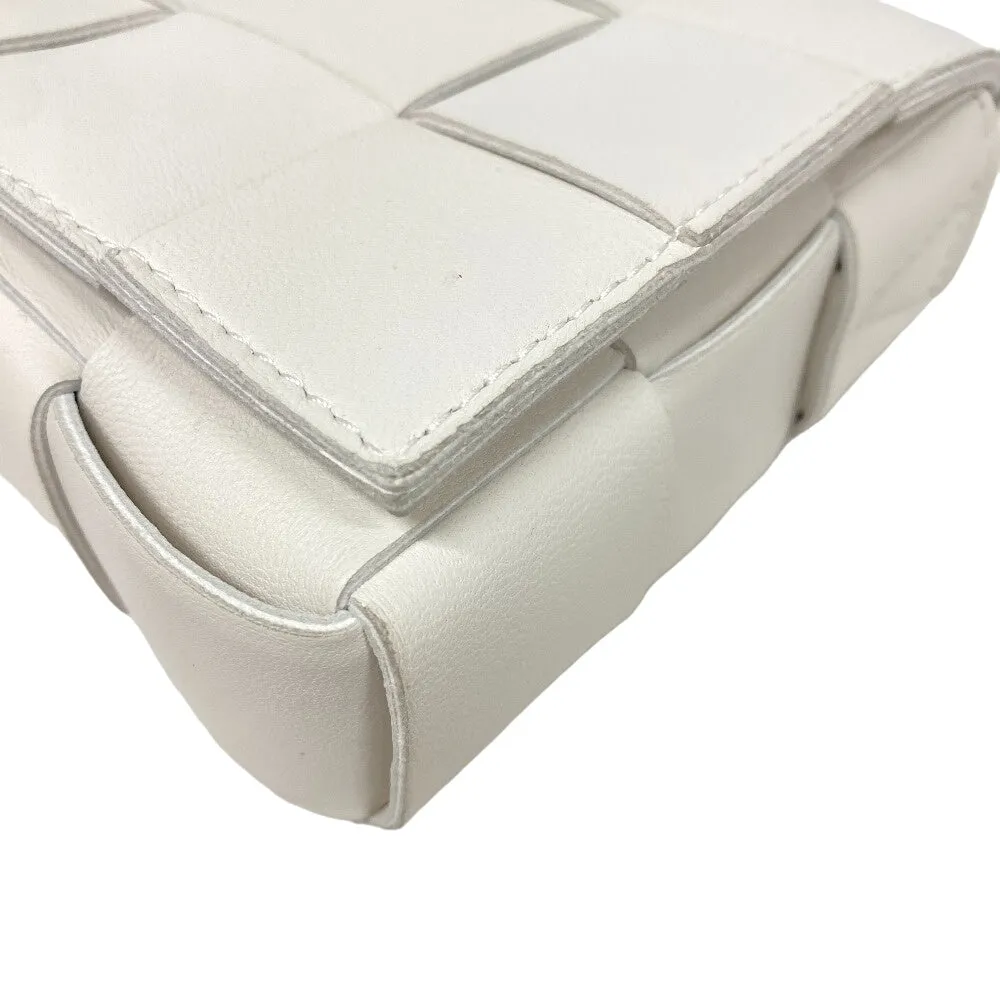 BOTTEGAVENETA Shoulder Bag leather white cassette Women Used