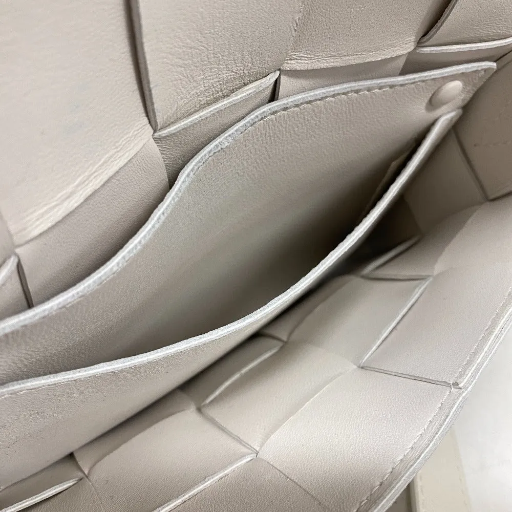 BOTTEGAVENETA Shoulder Bag leather white cassette Women Used