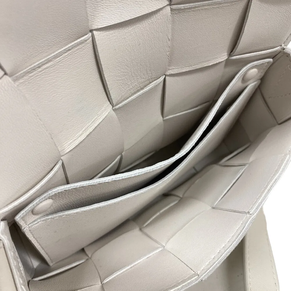 BOTTEGAVENETA Shoulder Bag leather white cassette Women Used