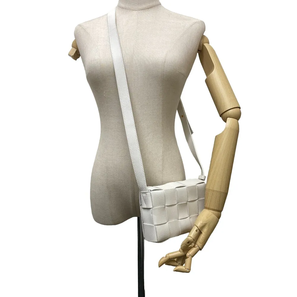 BOTTEGAVENETA Shoulder Bag leather white cassette Women Used
