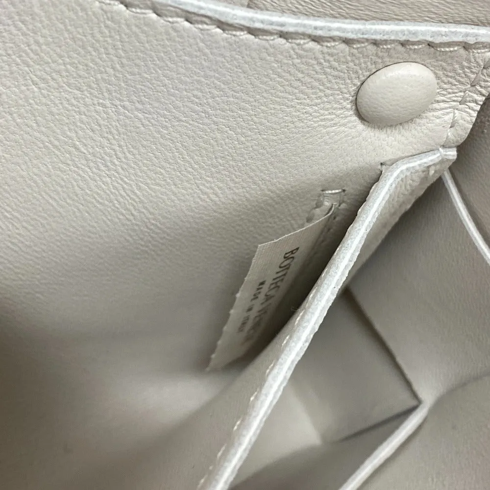 BOTTEGAVENETA Shoulder Bag leather white cassette Women Used