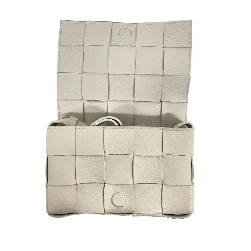 BOTTEGAVENETA Shoulder Bag leather white cassette Women Used