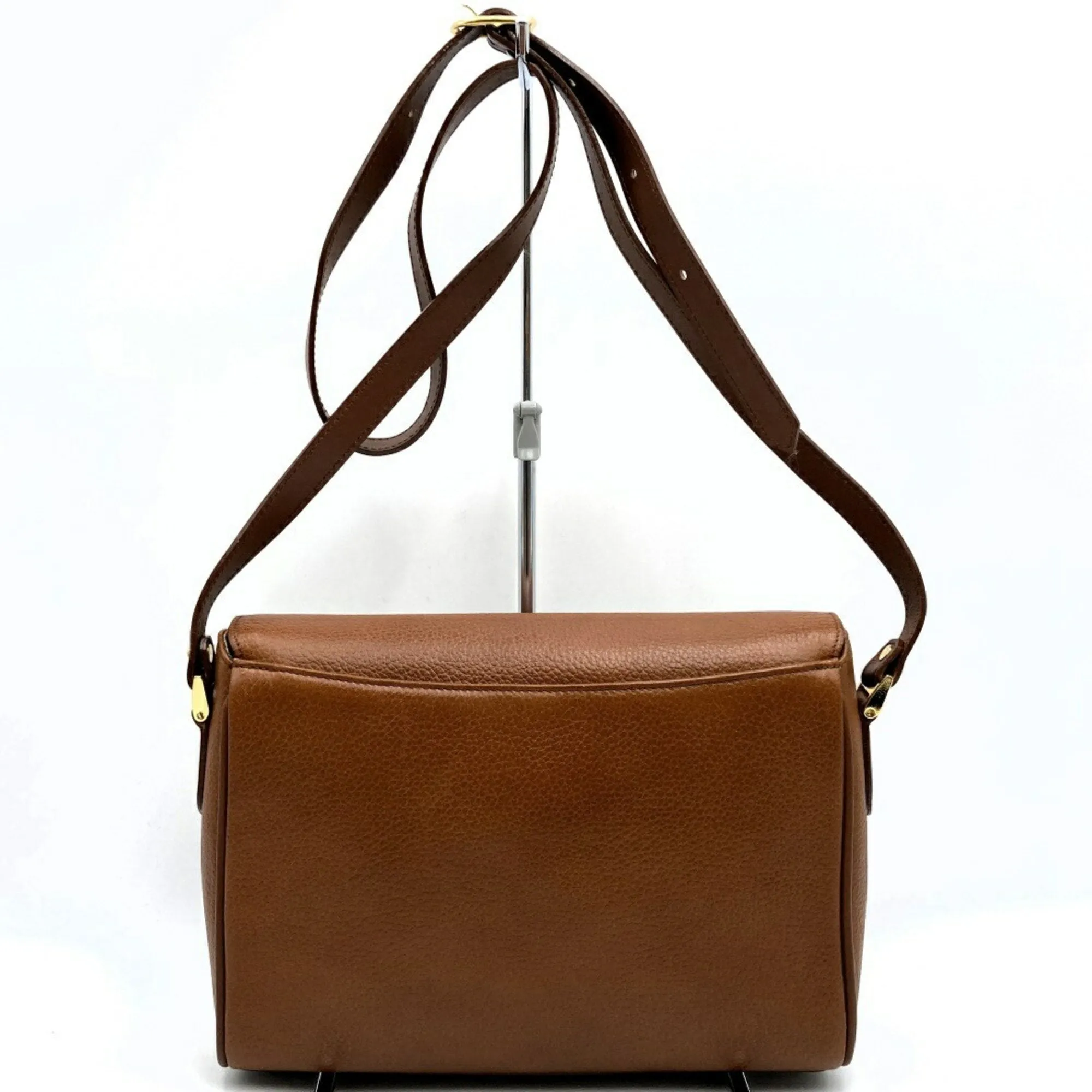Burberry Camel Leather Shoulder Bag (Pre-Owned)