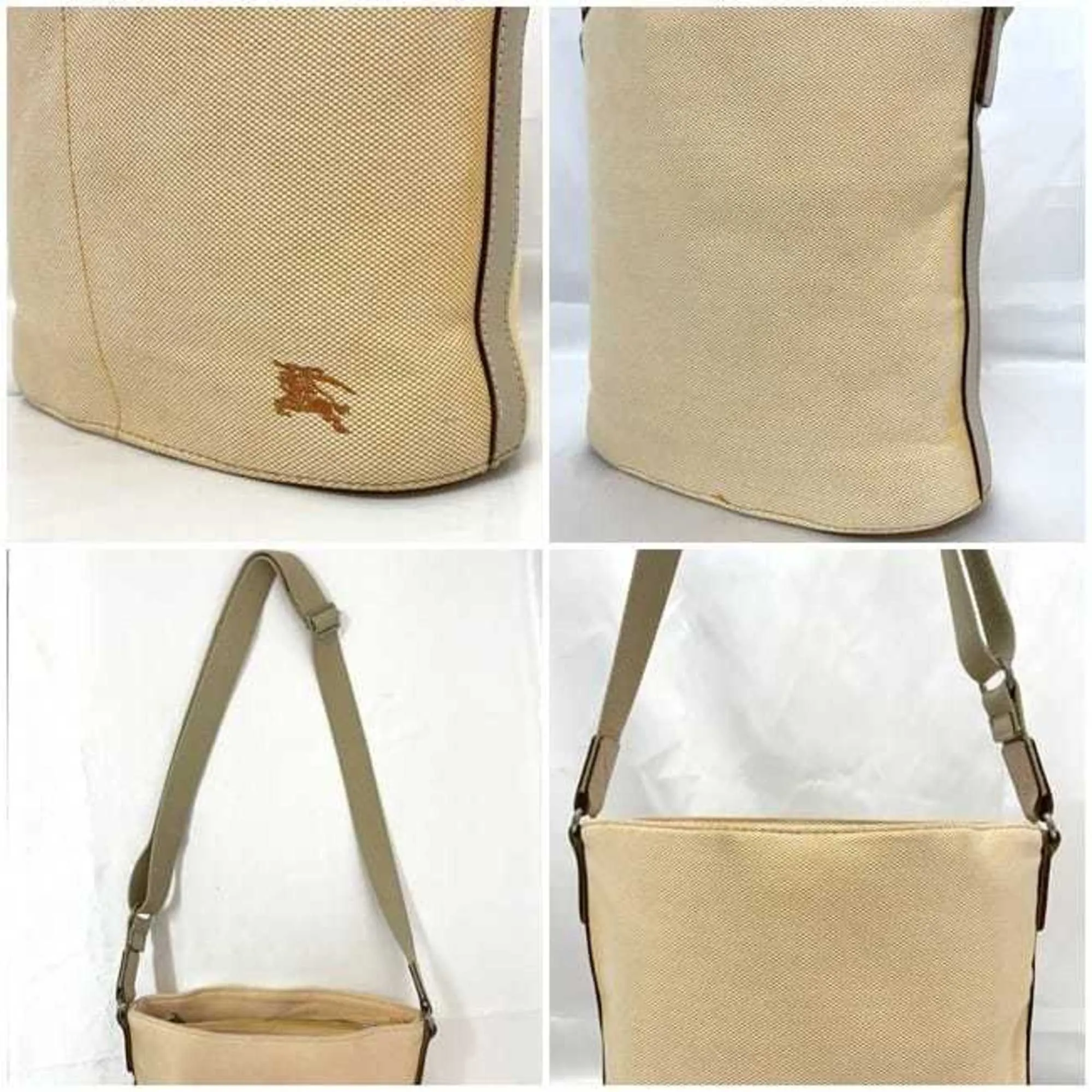 Burberry  Canvas Shoulder Bag (Pre-Owned)