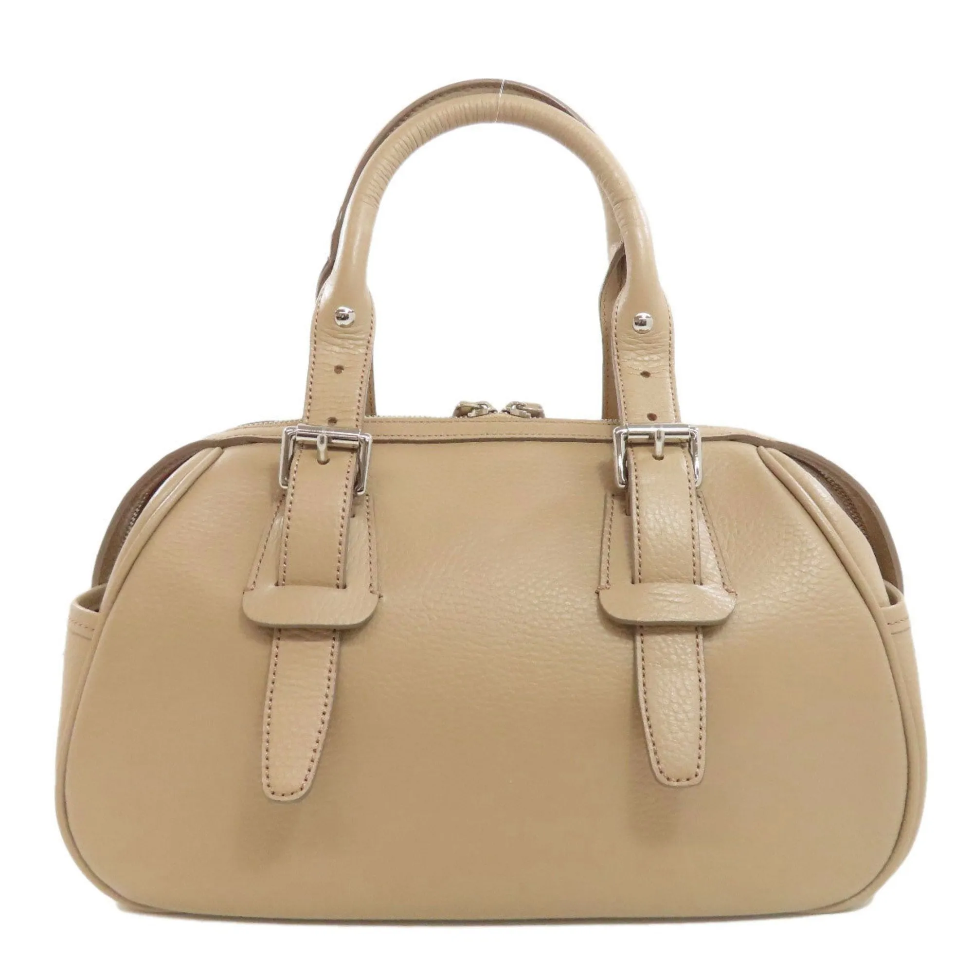 Burberry  Leather Handbag (Pre-Owned)