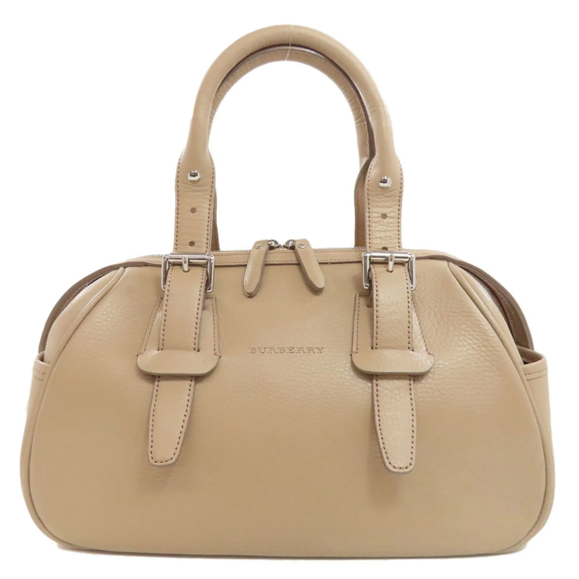 Burberry  Leather Handbag (Pre-Owned)