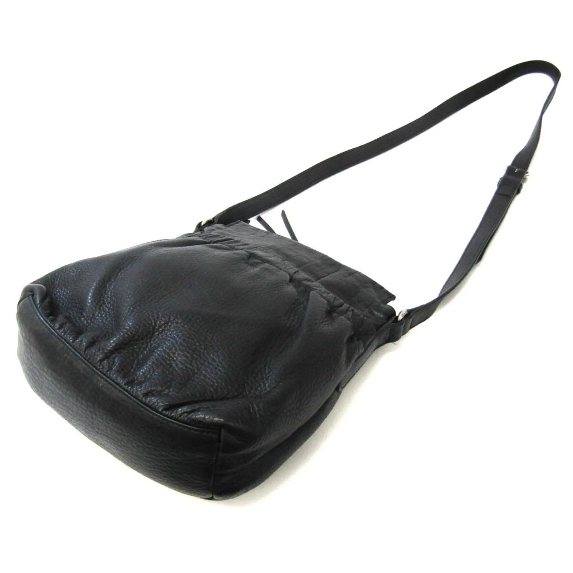 Burberry  Leather Shoulder Bag (Pre-Owned)