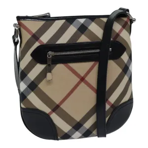 Burberry Nova Check  Canvas Shoulder Bag (Pre-Owned)