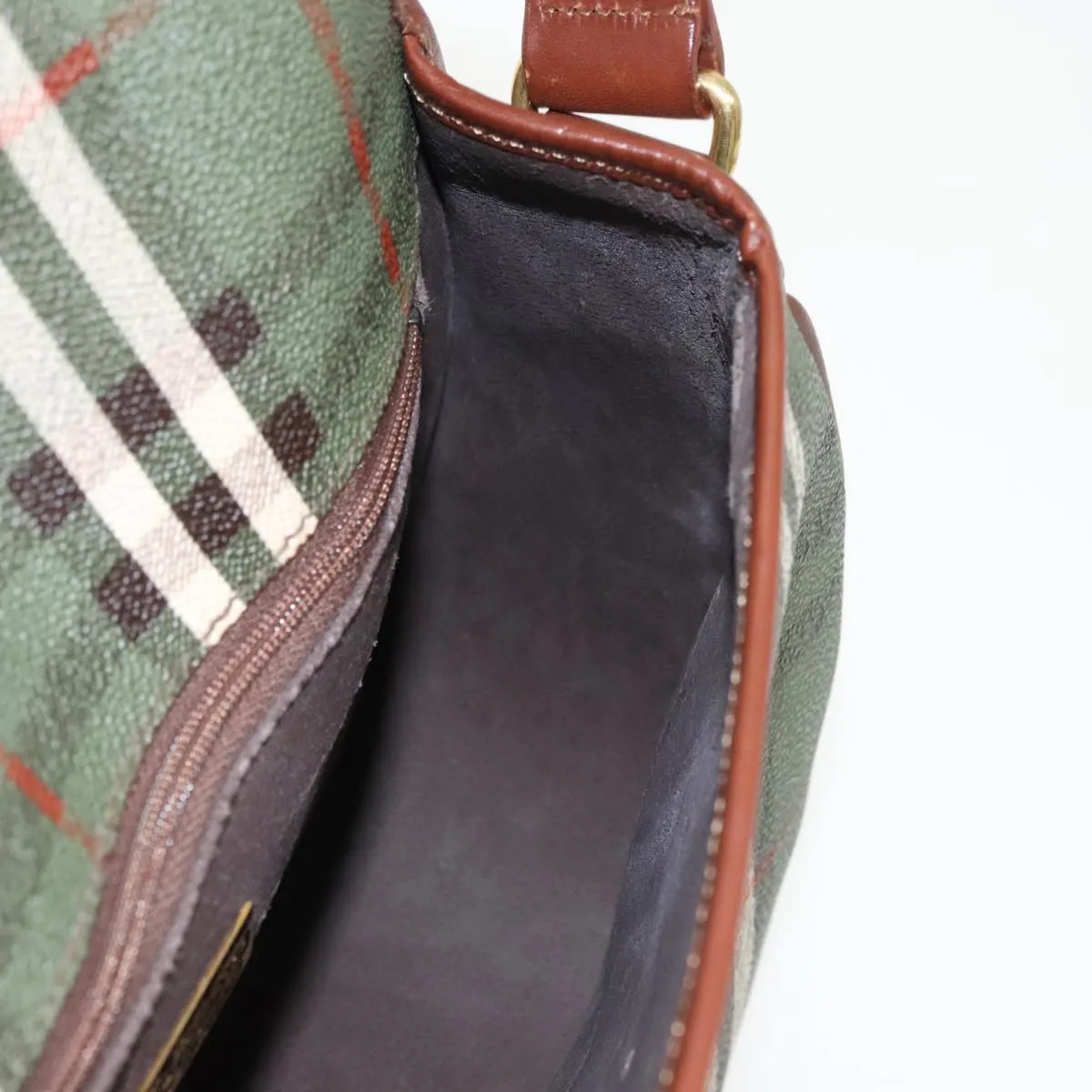 Burberry Nova Check  Canvas Shoulder Bag (Pre-Owned)