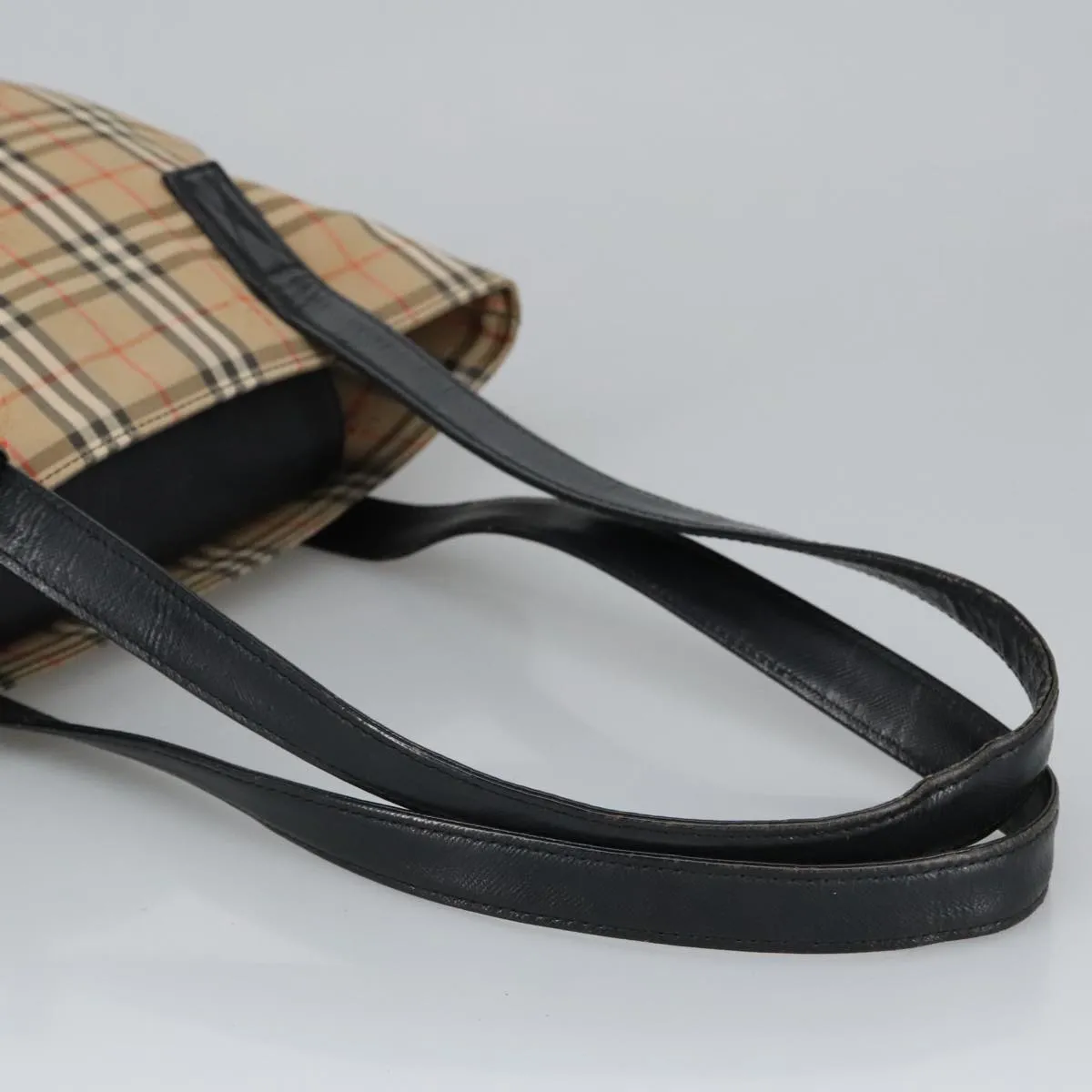 Burberry Nova Check  Canvas Shoulder Bag (Pre-Owned)