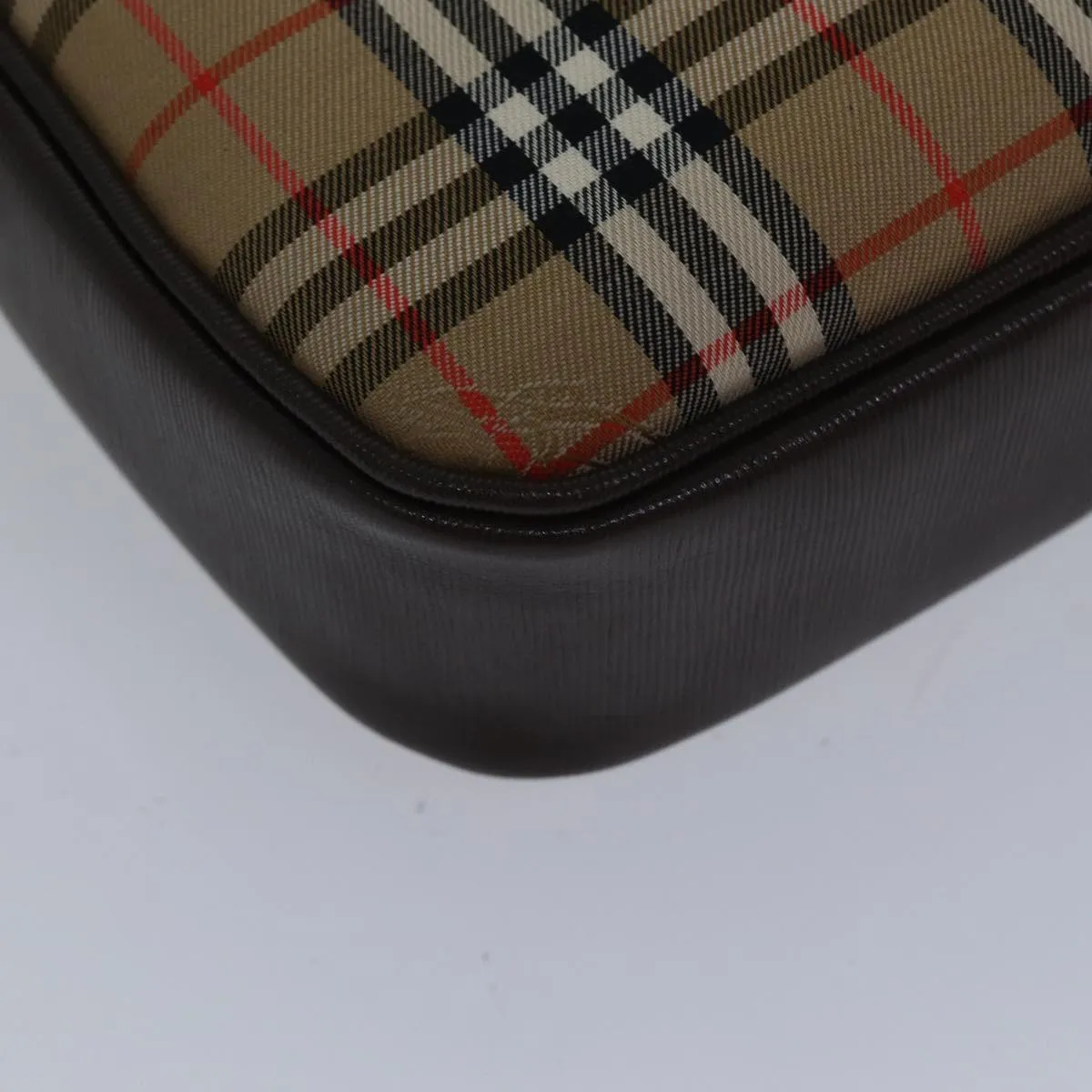 Burberry Nova Check  Canvas Shoulder Bag (Pre-Owned)