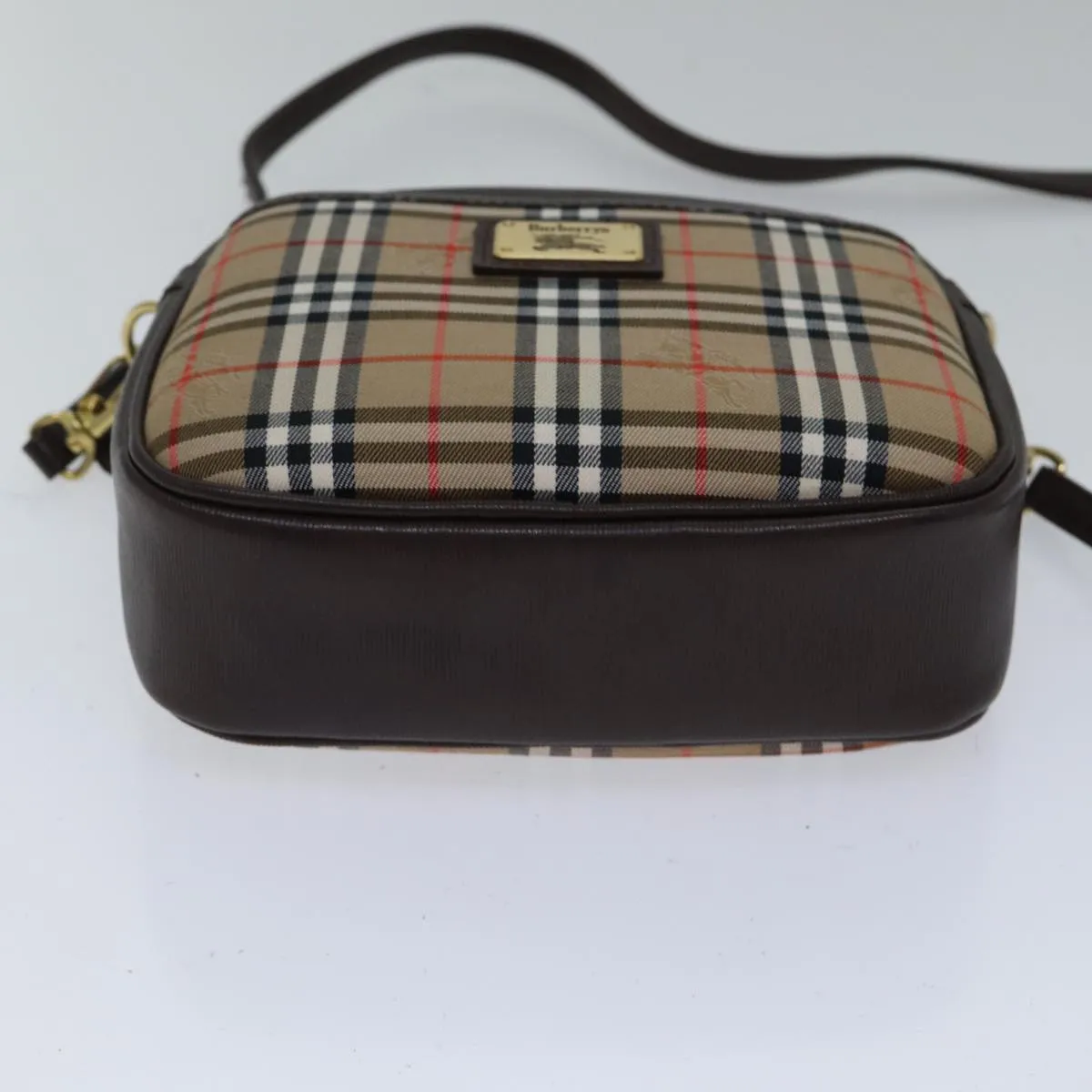 Burberry Nova Check  Canvas Shoulder Bag (Pre-Owned)