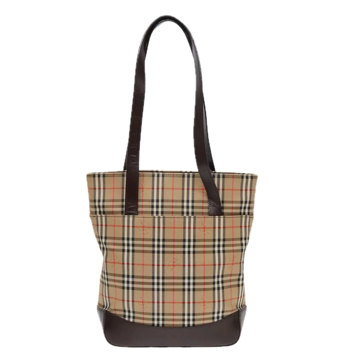 Burberry Nova Check  Canvas Shoulder Bag (Pre-Owned)