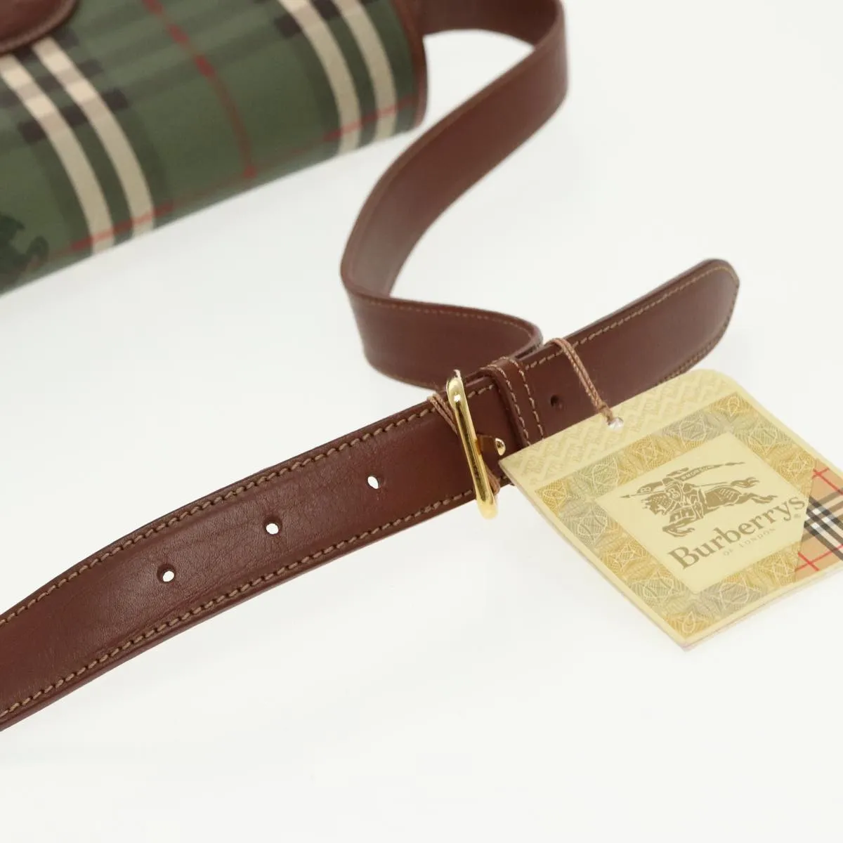 Burberry Nova Check  Canvas Shoulder Bag (Pre-Owned)