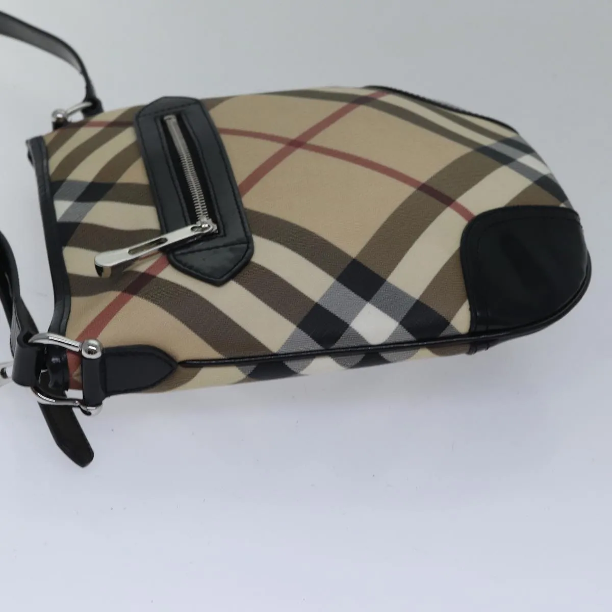Burberry Nova Check  Canvas Shoulder Bag (Pre-Owned)