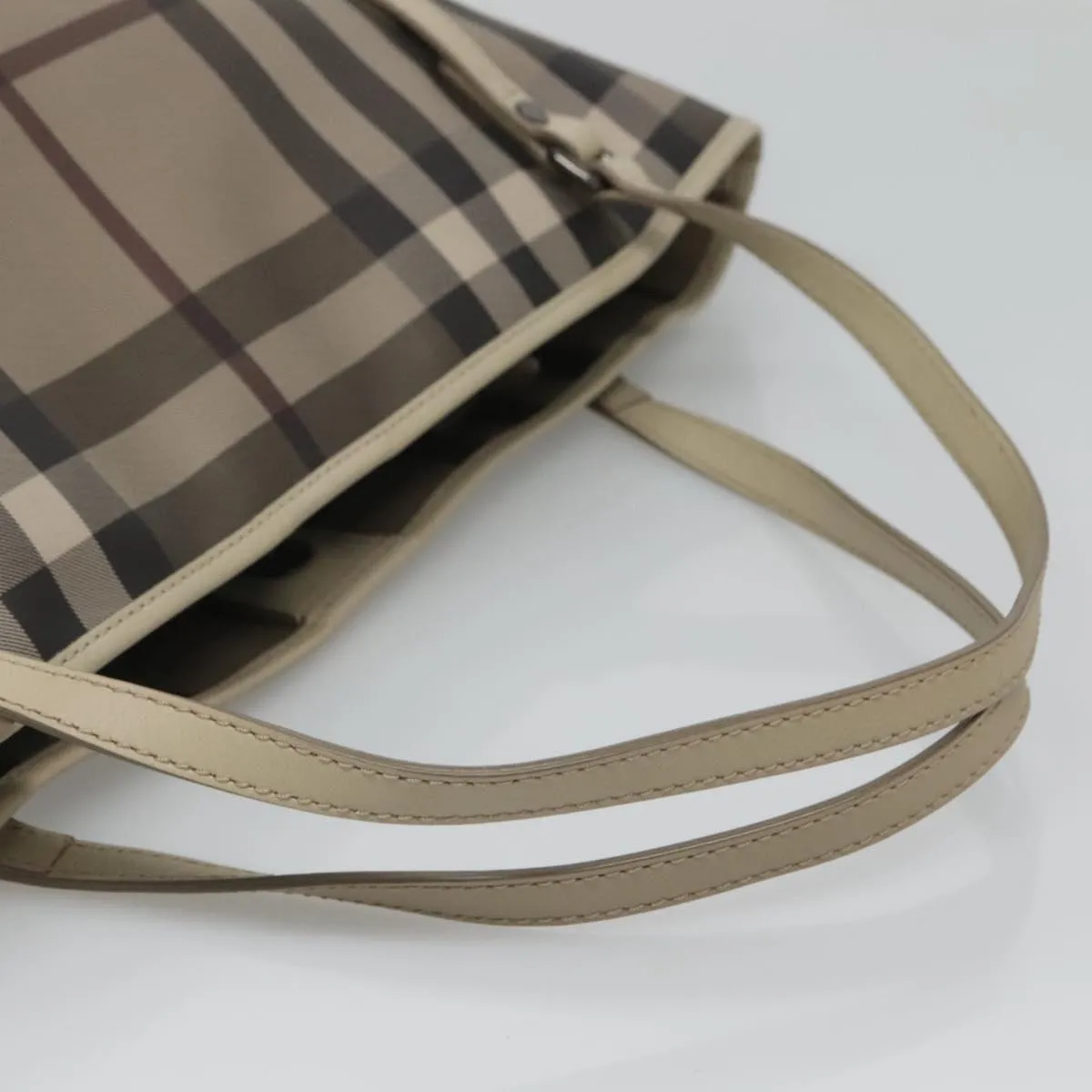 Burberry Nova Check Canvas Shoulder Bag (Pre-Owned)
