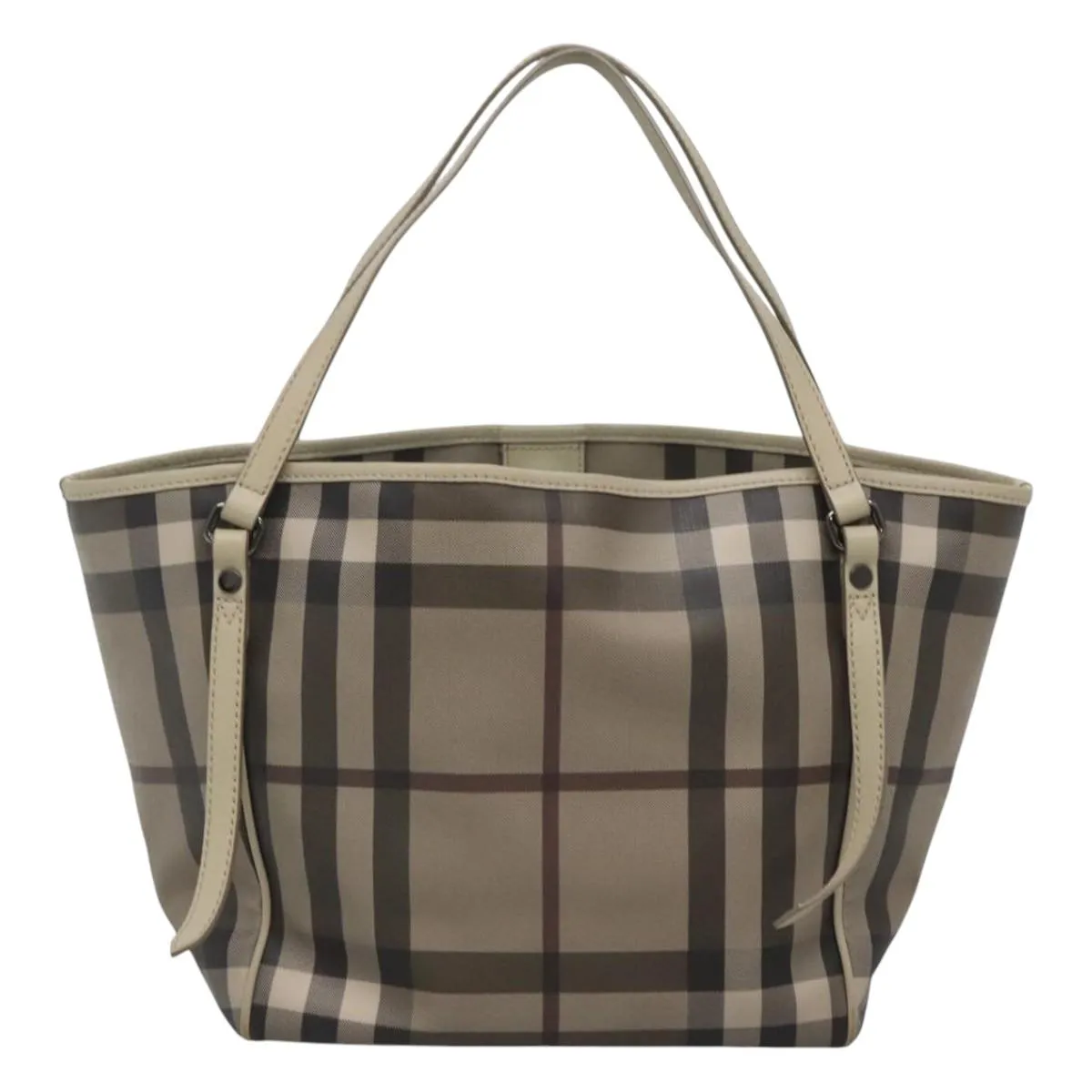 Burberry Nova Check Canvas Shoulder Bag (Pre-Owned)
