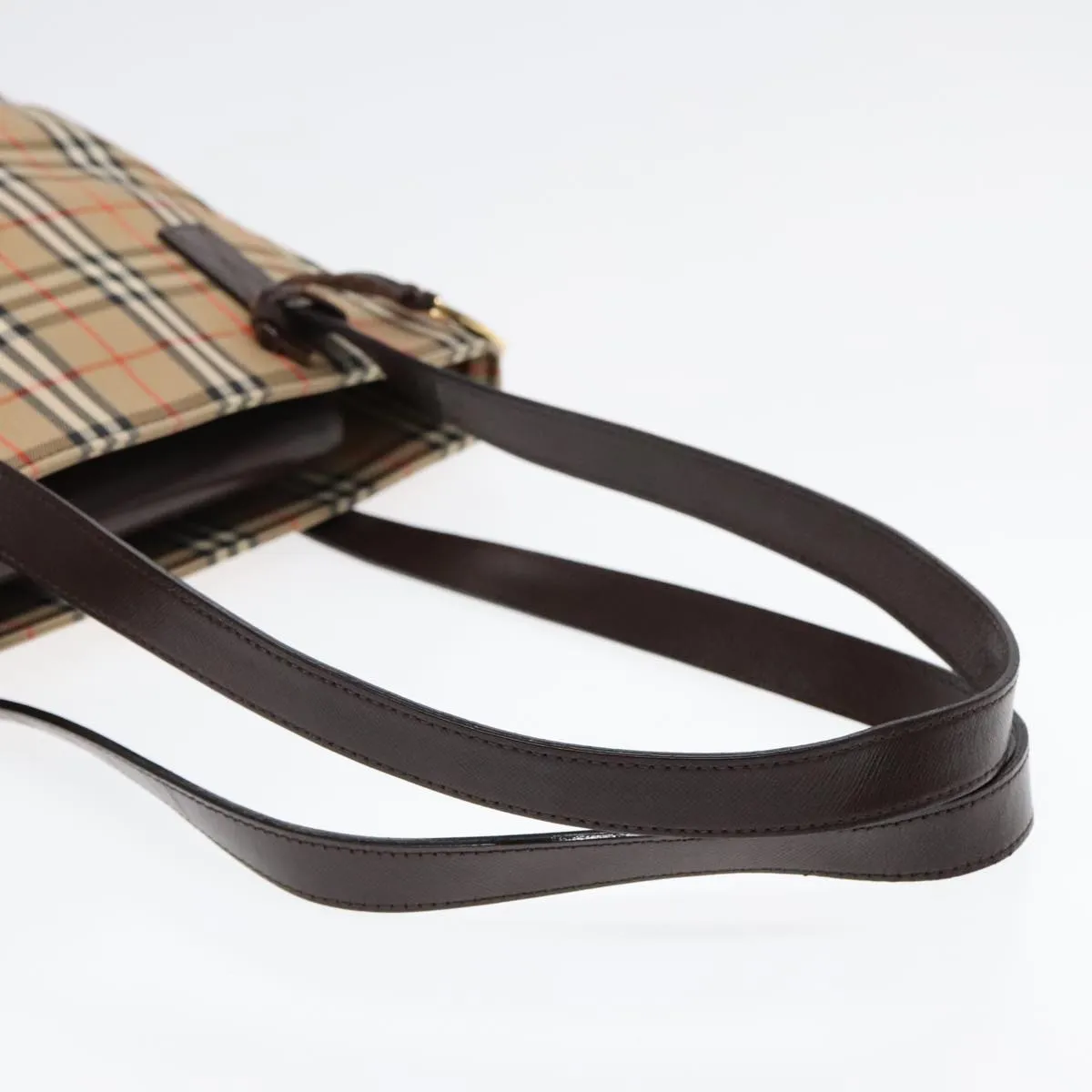 Burberry Nova Check  Canvas Shoulder Bag (Pre-Owned)