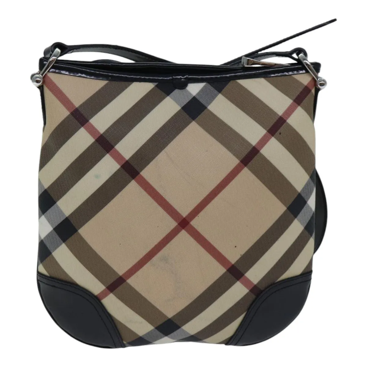 Burberry Nova Check  Canvas Shoulder Bag (Pre-Owned)