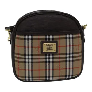 Burberry Nova Check  Canvas Shoulder Bag (Pre-Owned)