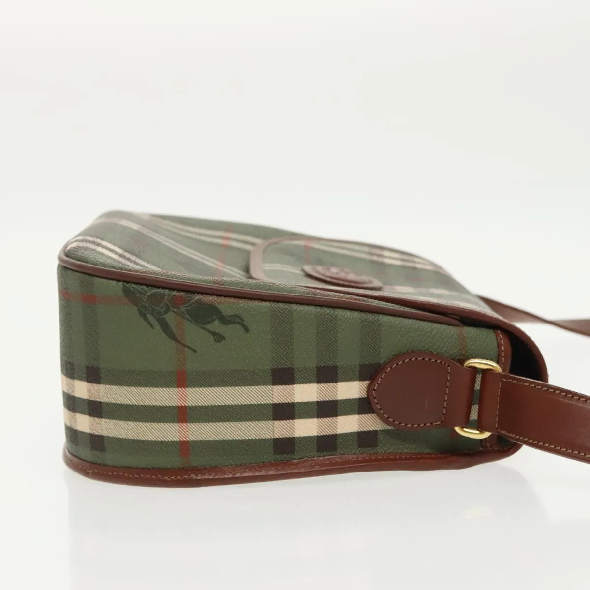 Burberry Nova Check  Canvas Shoulder Bag (Pre-Owned)