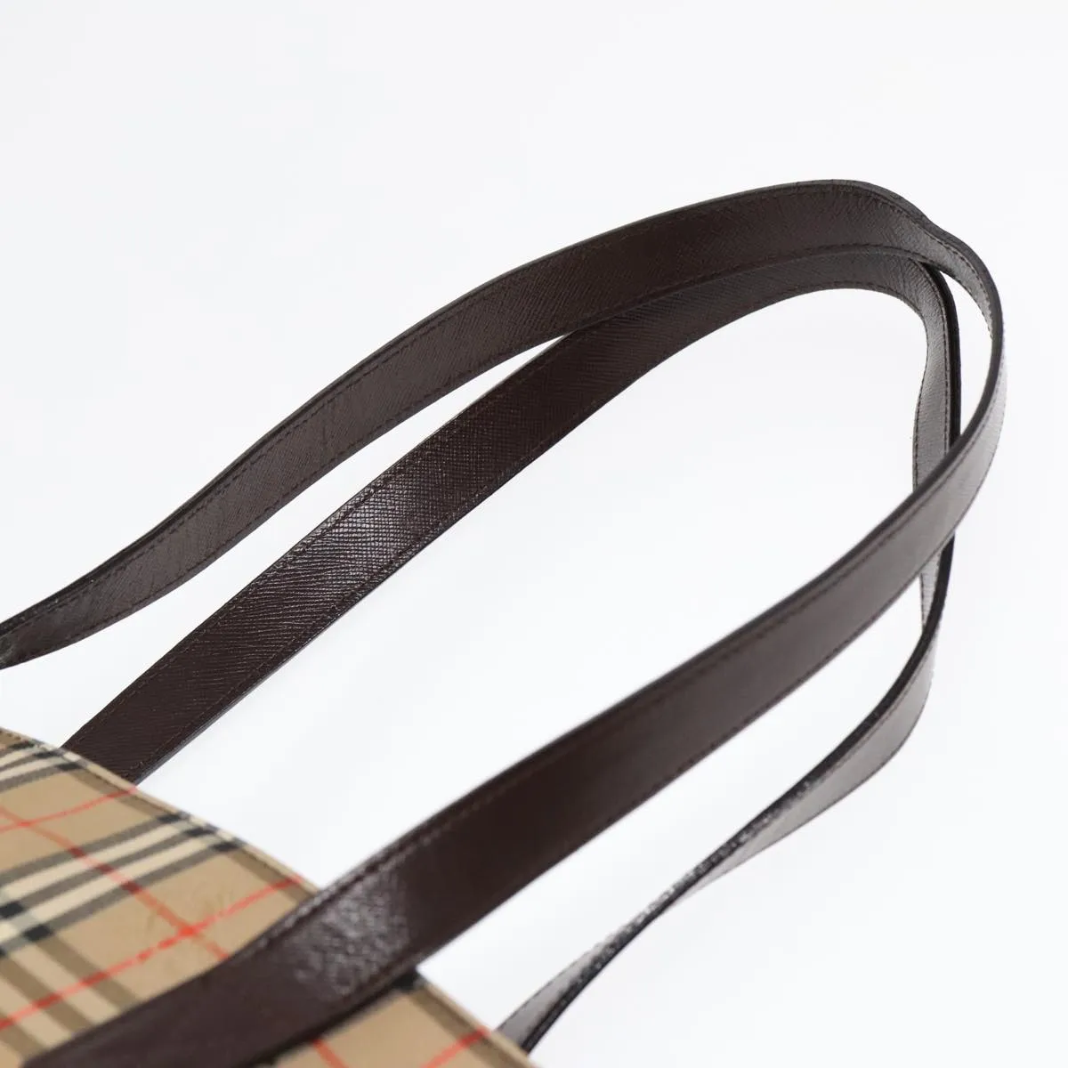 Burberry Nova Check  Canvas Shoulder Bag (Pre-Owned)
