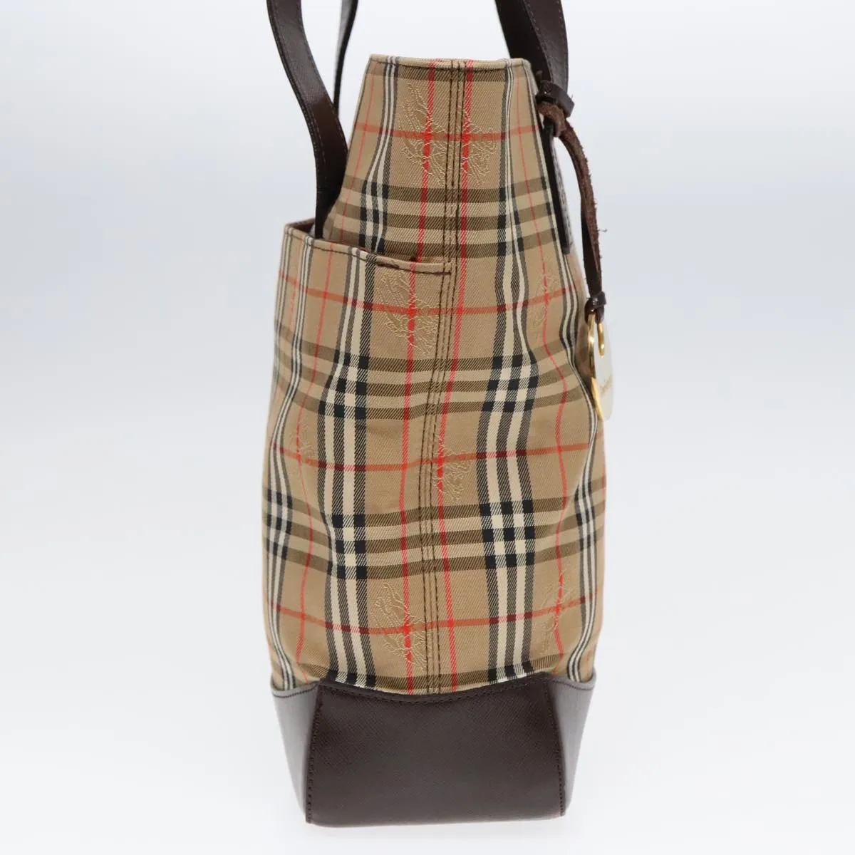 Burberry Nova Check  Canvas Shoulder Bag (Pre-Owned)