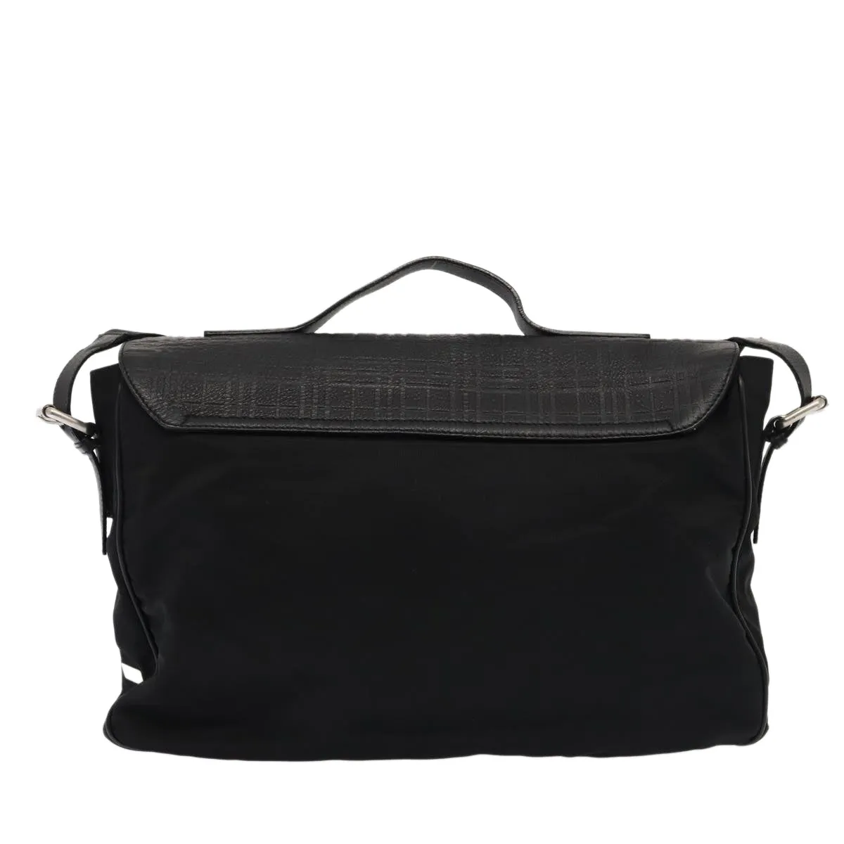 Burberry Nova Check  Leather Shoulder Bag (Pre-Owned)