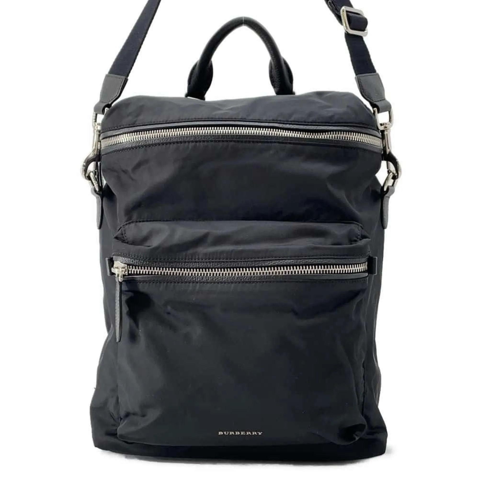 Burberry Nylon Shoulder Bag (Pre-Owned)