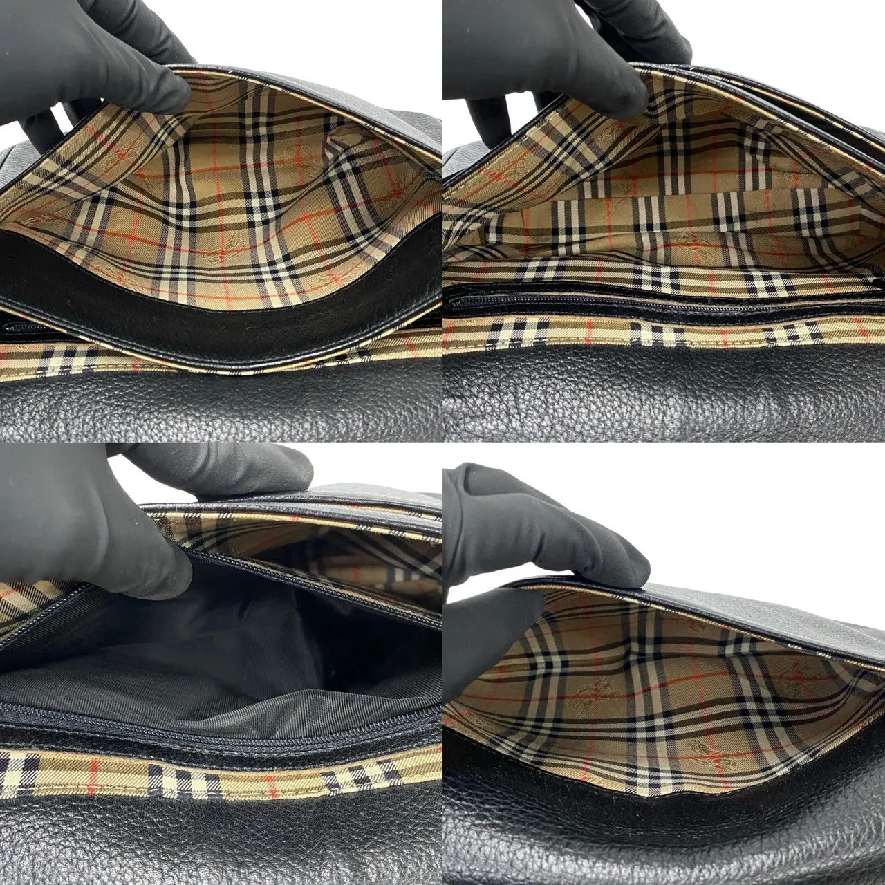 BURBERRY Shoulder Bag leather black