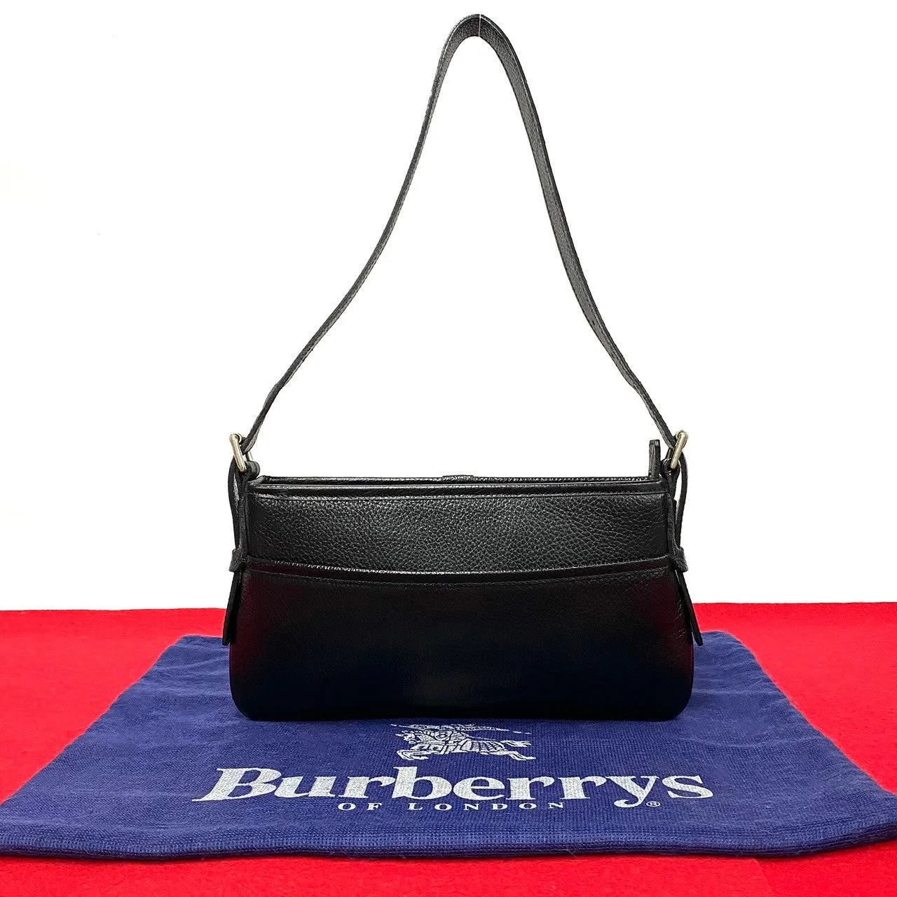 BURBERRY Shoulder Bag leather black