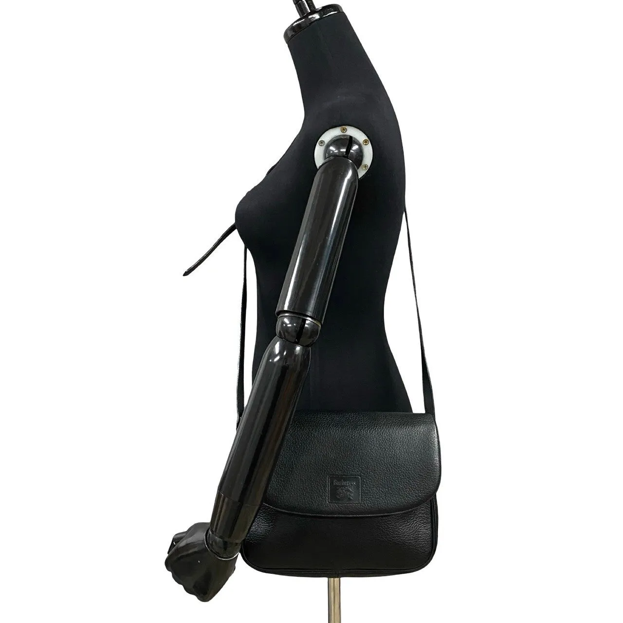 BURBERRY Shoulder Bag leather black