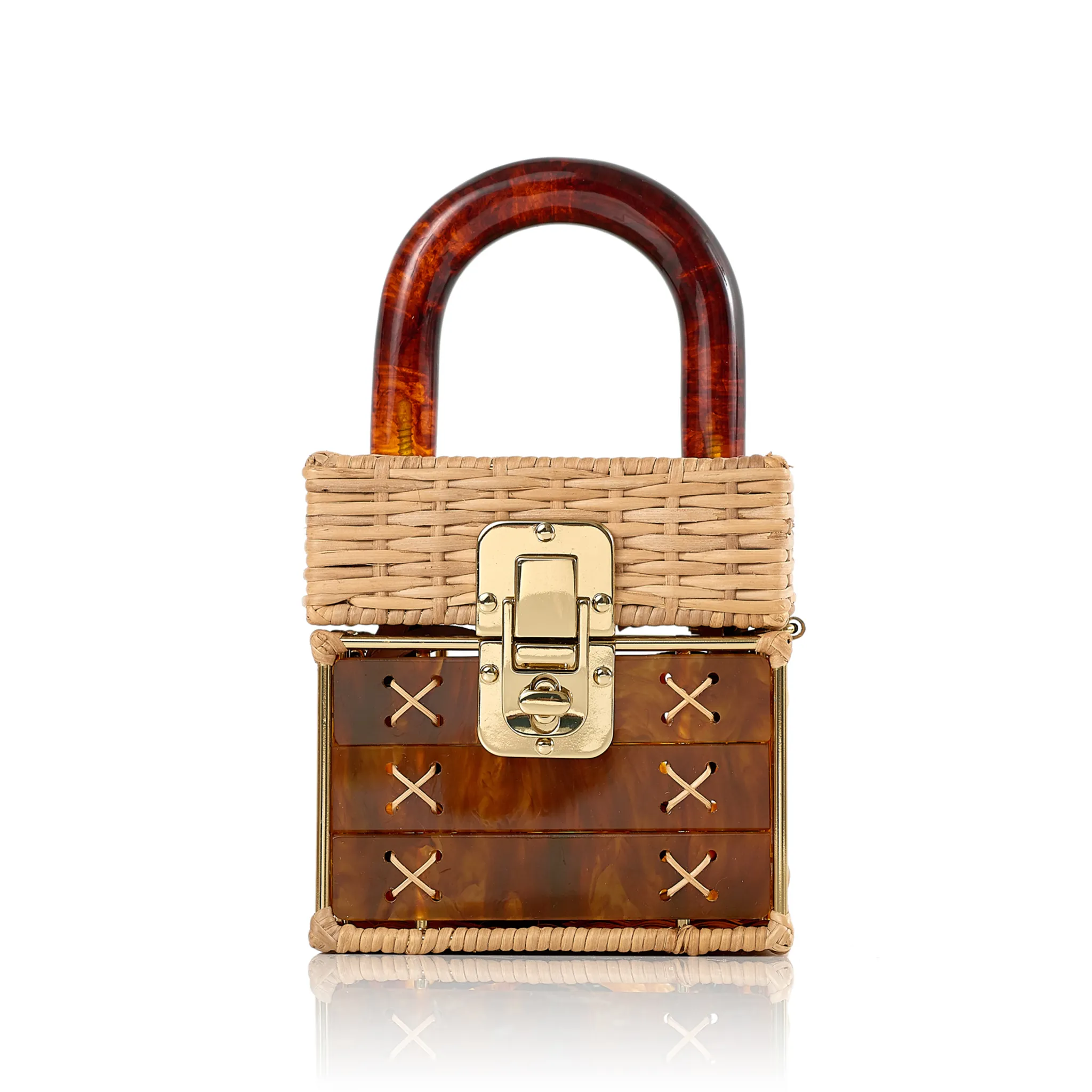Cacau Gold Bag Turtle