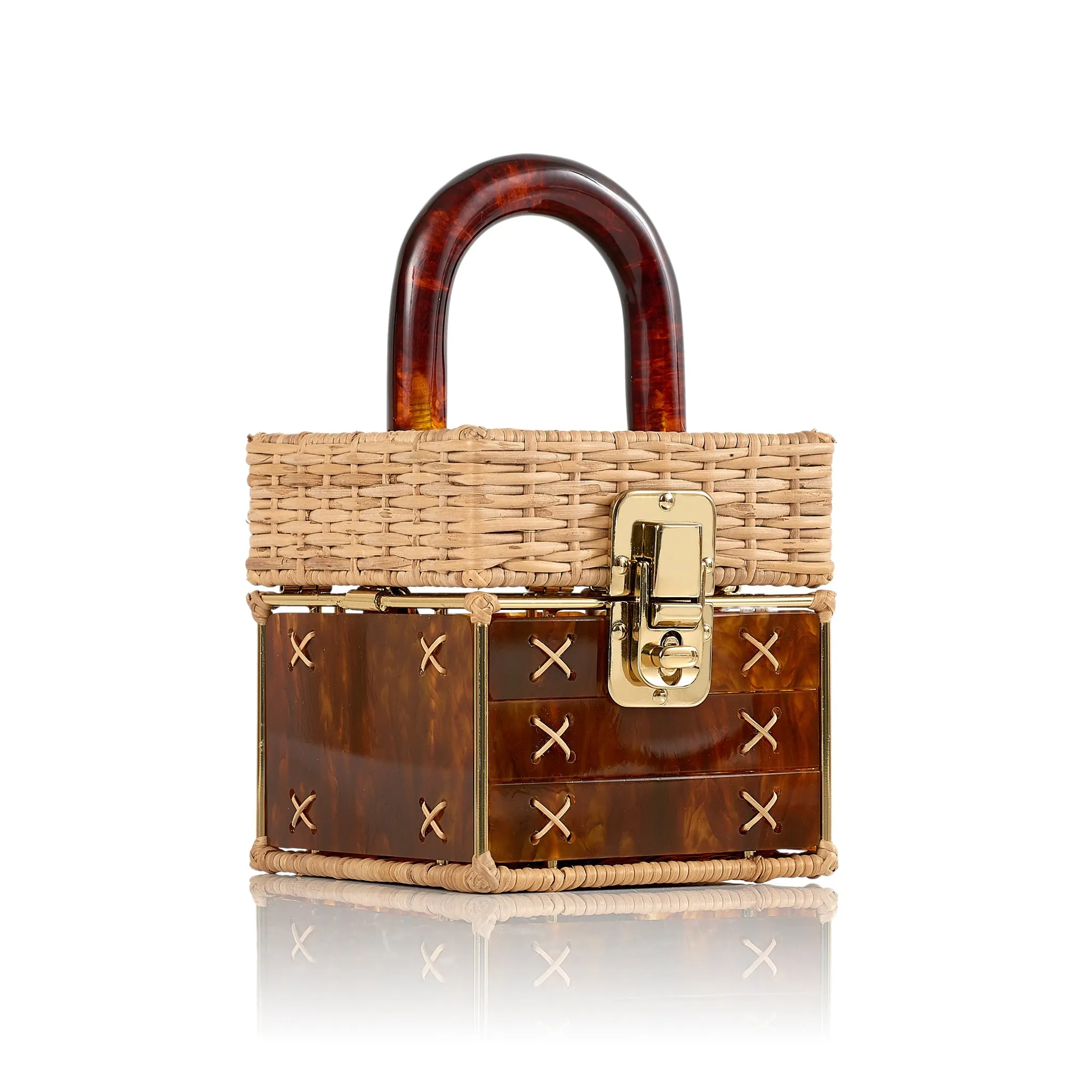 Cacau Gold Bag Turtle