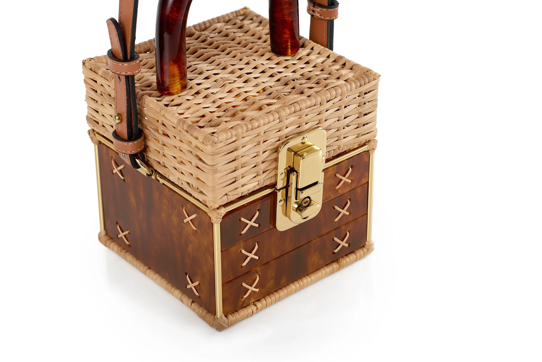 Cacau Gold Bag Turtle