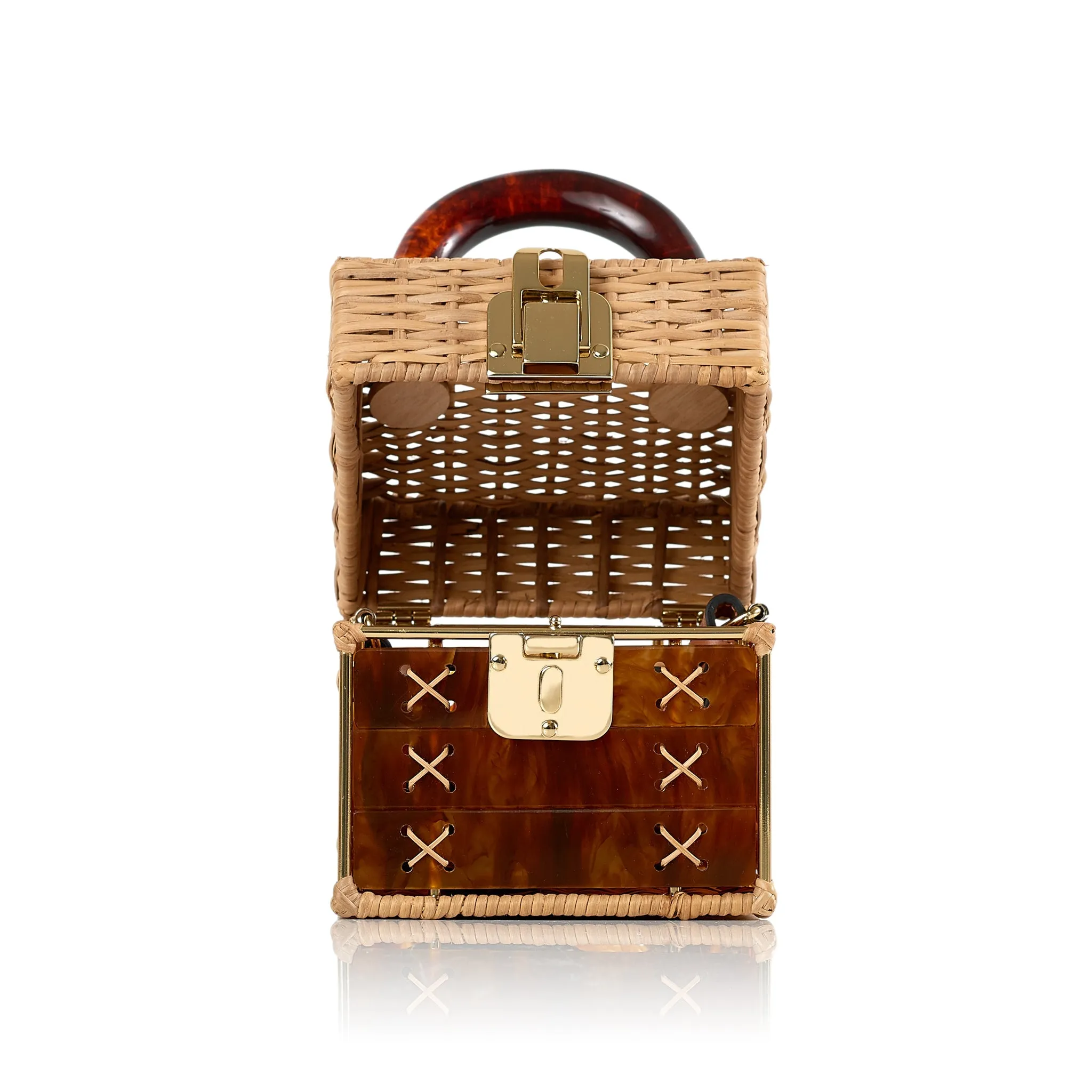 Cacau Gold Bag Turtle
