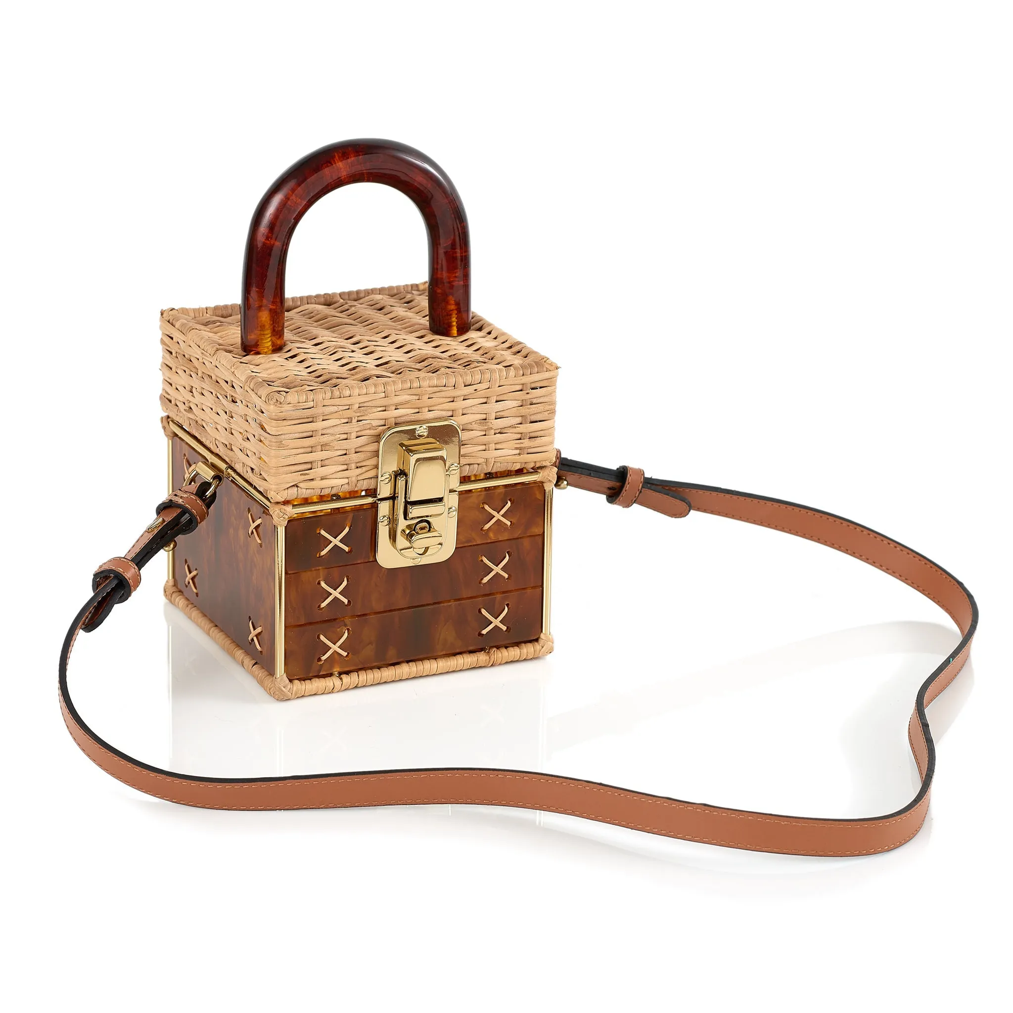 Cacau Gold Bag Turtle